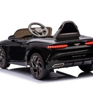 COCHE ELECTRICO INFANTIL BENTLEY BACALAR 12V, NEGRO, 4 MOTORES DE 12V - INDA429-AC-JE1008B